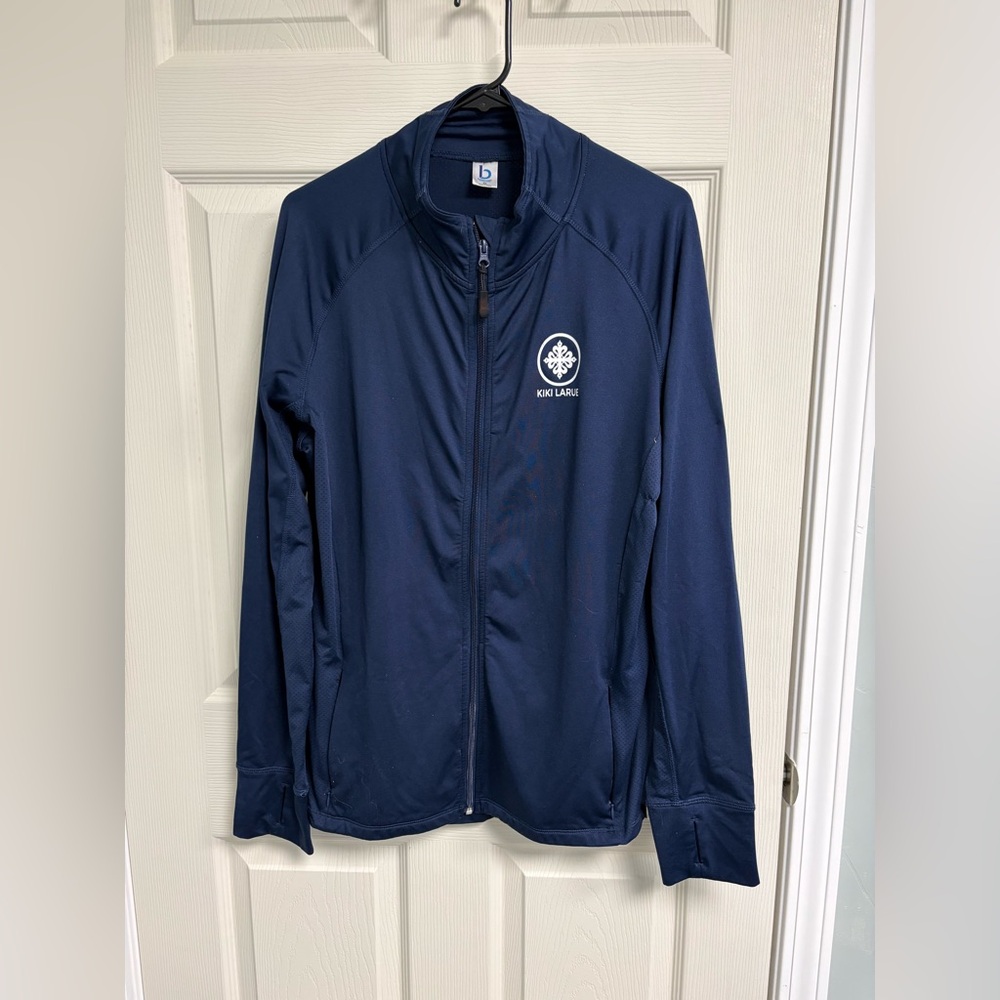Boxercraft 2x Navy Blue Full Zip Track Jacket with Thumb Holes